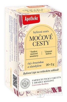 APOTHEKE FARMA MOČOVÉ CESTY bylinná zmes, čaj v nálevových vreckách 20x2 g (40 g)