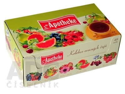 APOTHEKE KOLEKCIA OVOCNÝCH ČAJOV 48x2 g  (96 g)