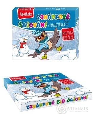 APOTHEKE KOLEKCIA Rozprávkové čajovanie BIO ovocné a bylinné čaje v nálevových vreckách + omaľovánka (inov.2022) 1x30 ks