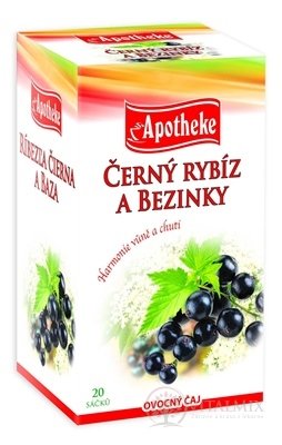 APOTHEKE PREMIER SELECTION ČAJ RÍBEZĽA ČIER.A BAZA 20x2 g (40 g)