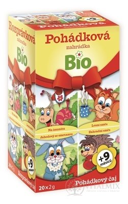 APOTHEKE ROZPRÁVKA Rozprávková záhradka Bio bylinný čaj (od ukončeného 9. mesiaca) 20x2 g (40 g)