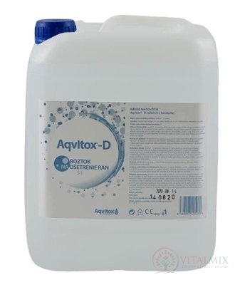 Aqvitox-D roztok na ošetrenie rán, v bandaske 1x5 l