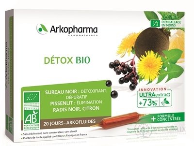 ARKOFLUIDS DETOX BIO 20x10 ml