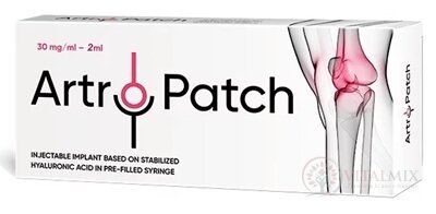 Artro-Patch Implantát na báze HA 60 mg/2 ml v predplnenej injekčnej striekačke, na náhradu synoviálnej tekutiny (30 mg/ml) 1x2 ml