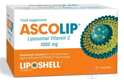 ASCOLIP Liposomal Vitamin C 1000 mg gél vo vrecúškach 1x30 ks