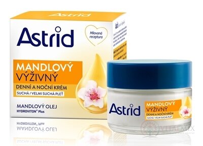 ASTRID MANDĽOVÝ VÝŽIVNÝ denný a nočný krém suchá a veľmi suchá pleť 1x50 ml