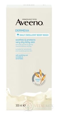 Aveeno DERMEXA Daily emollient body wash emolienčný sprchovací gél 1x300 ml