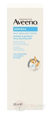 Aveeno DERMEXA Daily emollient cream emolienčný telový krém 1x200 ml