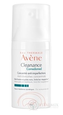 AVENE CLEANANCE COMEDOMED koncentrovaná starostlivosť, akné, 1x30 ml