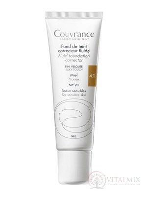 AVENE COUVRANCE FDT CORRECTEUR FLUIDE MIEL tekutý krycí mejkap SPF20 -   tmavý odtieň (inovácia) 1x30 ml