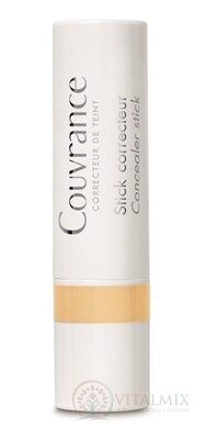 AVENE COUVRANCE STICK CORRECTEUR JAUNE SPF20 korekčná tyčinka žltá 1x4 g