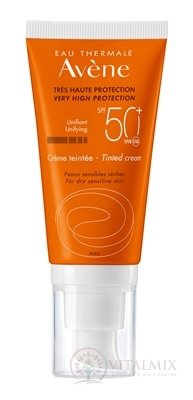 AVENE CRÈME TEINTÉE SPF50+ (TRÈS HAUTE PROTECTION) tónovací krém  (veľmi vysoká ochrana), inovácia 2018, 1x50 ml