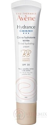 AVENE HYDRANCE BB RICHE CRÈME TEINTÈE hydratačný krém SPF 30, 1x40 ml
