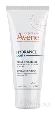 AVENE HYDRANCE Ľahký hydratačný KRÉM normálna až zmiešaná citlivá pleť 1x40 ml