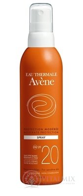 AVENE SPRAY SPF20 (PROTECTION MODÉRÉ) stredná ochrana citlivej kože 1x200 ml