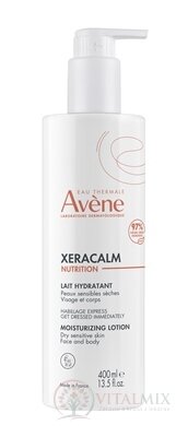 AVENE XERACALM NUTRITION Hydratačné mlieko pre veľmi suchú citlivú pokožku 1x400 ml