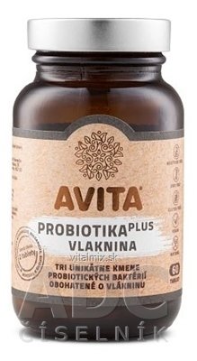 AVITA PROBIOTIKA PLUS VLAKNINA tbl 1x60 ks