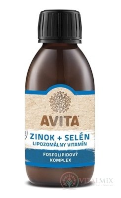 AVITA ZINOK + SELÉN LIPOZOMALNÝ VITAMÍN fosfolipidový komplex 1x200 ml