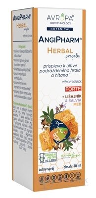 AVROPA AngiPharm Herbal Propolis ústny sprej 1x30 ml