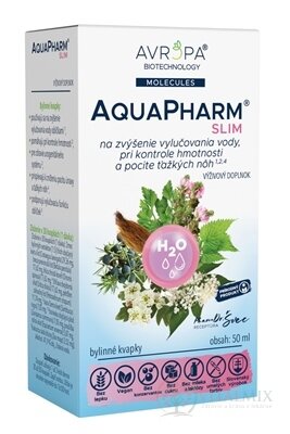 AVROPA AquaPharm Slim bylinné kvapky 1x50 ml