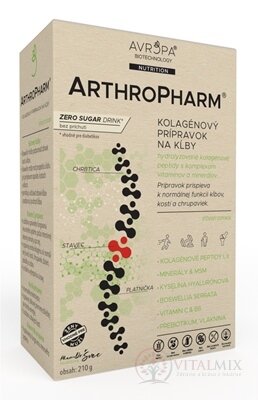 AVROPA ArthroPharm prášok, bez príchute 1x210 g