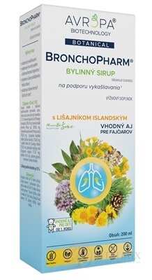 AVROPA BronchoPharm bylinný sirup 1x200 ml