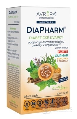 AVROPA DiaPharm bylinné kvapky 1x50 ml