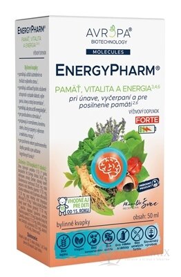 AVROPA EnergyPharm bylinné kvapky 1x50 ml