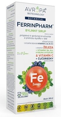 AVROPA FerrinPharm bylinný sirup 1x200 ml