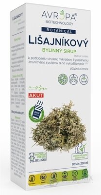AVROPA Lišajníkový bylinný sirup 1x200 ml