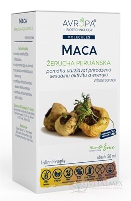 AVROPA MACA bylinné kvapky 1x50 ml