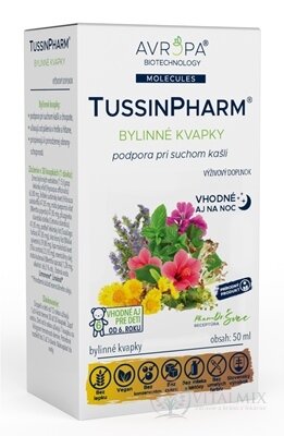 AVROPA TussinPharm bylinné kvapky 1x50 ml