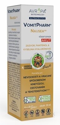 AVROPA VomitPharm Nausea HA ústny sprej 1x30 ml
