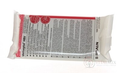 B.BRAUN MELISEPTOL HBV UTIERKY náhradná náplň (dezinf.utierky, 18707) 1x100 ks