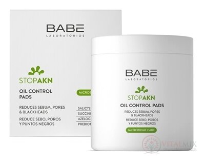BABÉ AKNÉ Čistiace tampóny (Oil Control pads) 1x60 ks