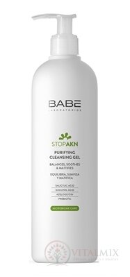 BABÉ AKNÉ Hĺbkovo čistiaci gél (Purifying Cleansing gél) 1x400 ml