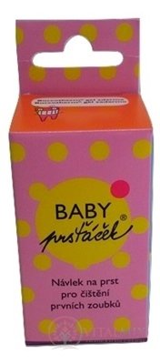 BABY Prstiačik pre batoľatá návlek na prst, čistenie prvých zúbkov 1x1 ks