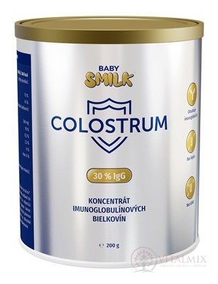 BABYSMILK COLOSTRUM 30% lgG prášok 1x200 g