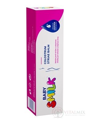 BABYSMILK COLOSTRUM STRIAE BALM balzam proti striám s colostrom 1x50 ml