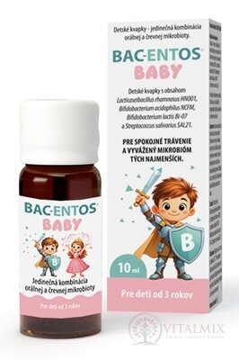 BAC-ENTOS BABY detské kvapky 1x10 ml