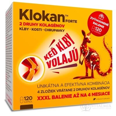 Barny's KLOKAN Forte cps (zvýhodnené balenie) 1x120 ks