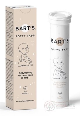 BART´S POTTY TABS - tablety do nočníka 1x20 ks