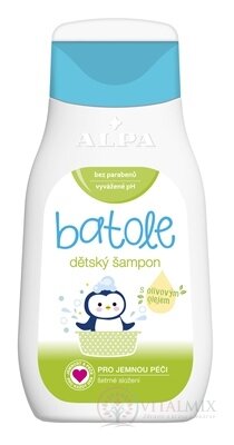 BATOLE DETSKÝ ŠAMPÓN s olivovým olejom 1x200 ml