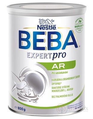 BEBA EXPERT pro AR špeciálna výživa dojčiat pri odgrckávaní (od narodenia) (inov. 2025) 1x800 g