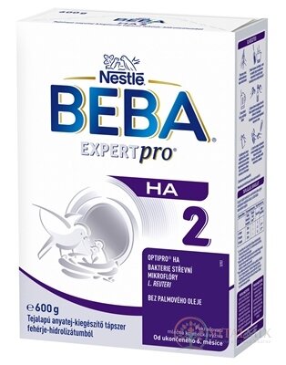 BEBA EXPERT pro HA 2 následná mliečna výživa (od ukonč. 6. mesiaca) 1x600 g