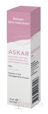 BELUPO SKIN SOLUTIONS ASKAR upokojujúci gél na hydratáciu a zmäkčenie kože 1x15 ml