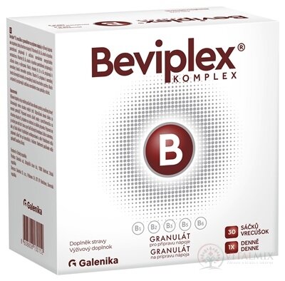Beviplex B komplex granulát na prípravu nápoja, vrecúška 1x30 ks