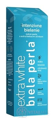 Biela perla Intenzívne bielenie zubov bieliaca zubná pasta 1x75 ml