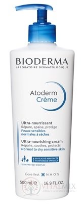 BIODERMA Atoderm Krém (V2) výživný telový (inov.2021) 1x500 ml