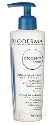 BIODERMA Atoderm Krém výživný telový (s pumpou) 1x200 ml